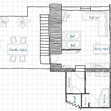 아파트 Moderne Einliegerwohnung Am Wald
